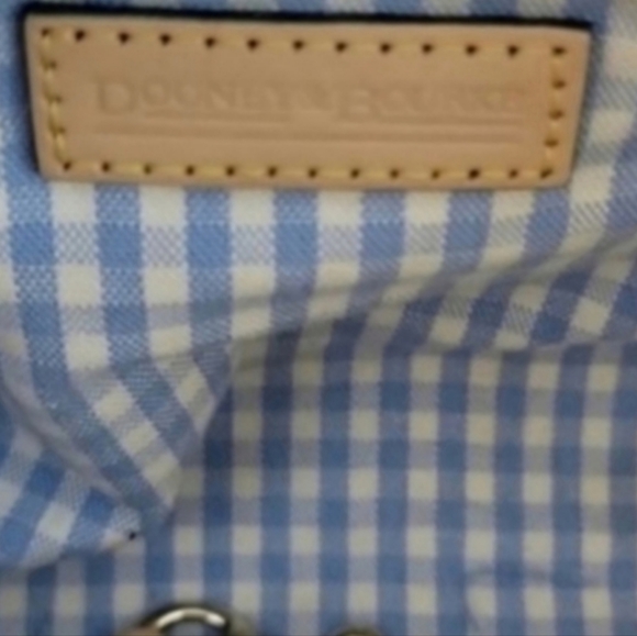 Dooney & Bourke Vintage Picnic Collection Plaid Satchel - Picture 8 of 9